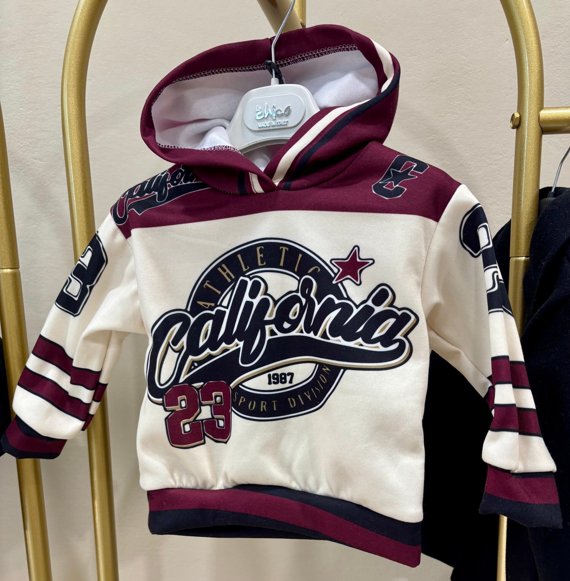 Felpa California bordeaux