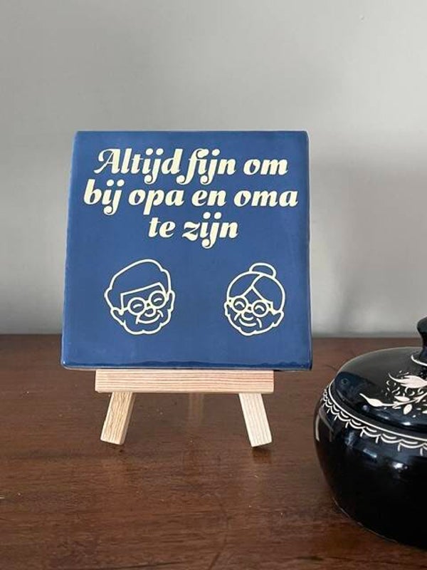 Altijd fijn om bij opa en oma te zijn