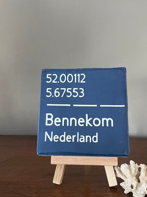Coordinaten van je woonplaats