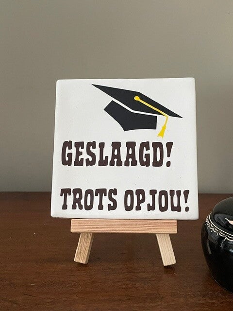 Geslaagd trots op jou