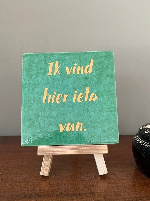 Ik vind hier iets van