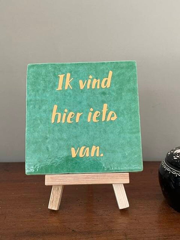 Ik vind hier iets van