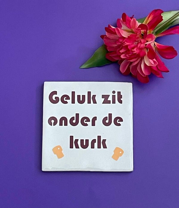 Geluk zit onder de kurk