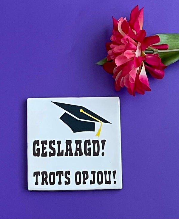 Geslaagd trots op jou