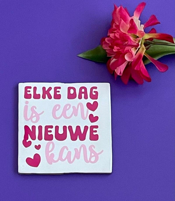 Elke dag is een nieuwe kans