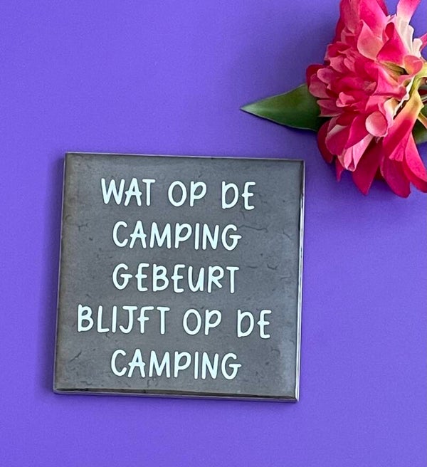 Wat op de camping gebeurt blijft op de camping