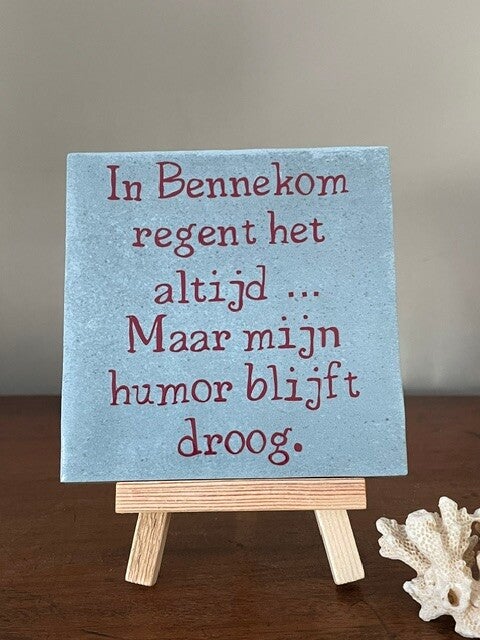 In Bennekom regent het altijd...