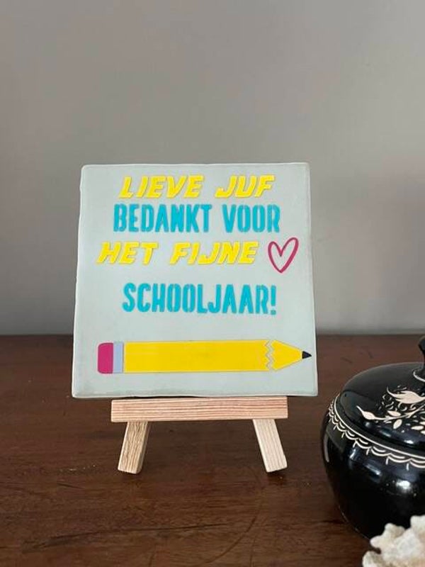 Bedankje Juf