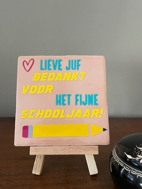 Bedankje Juf
