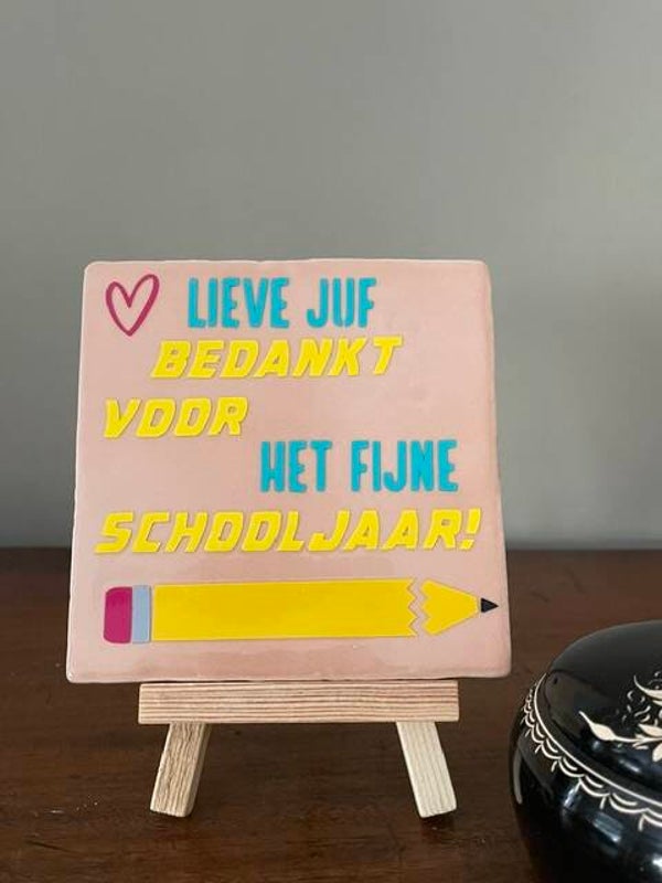 Bedankje Juf
