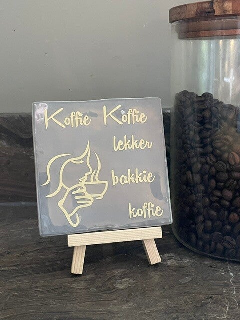 Koffie koffie lekker bakkie koffie