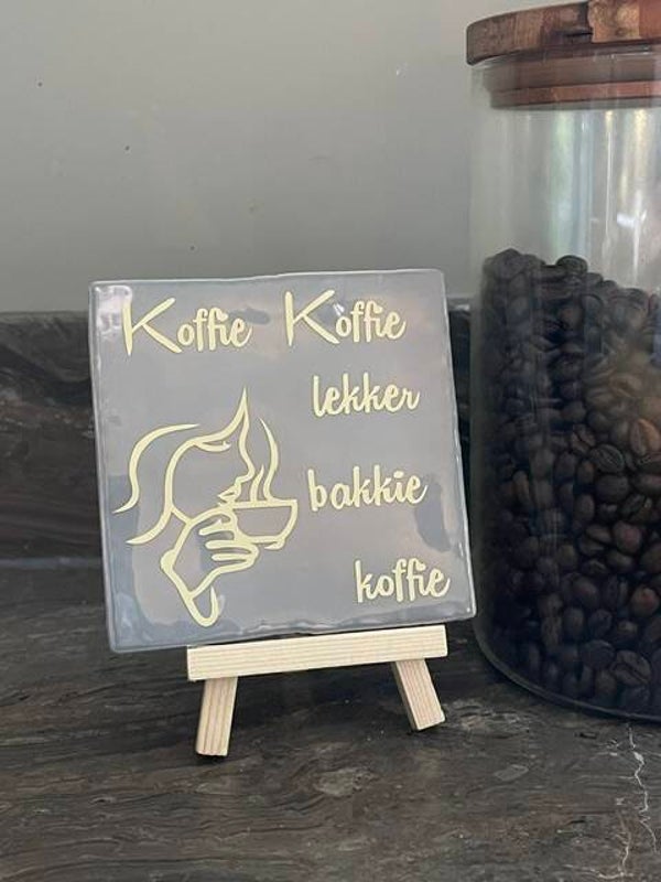 Koffie koffie lekker bakkie koffie