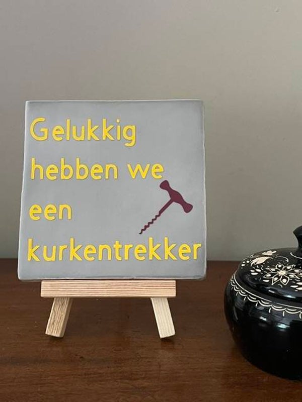 Gelukkig hebben we een kurkentrekker