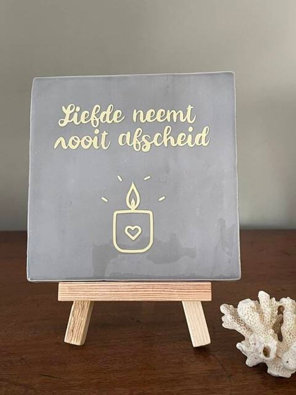 Liefde neemt nooit afscheid