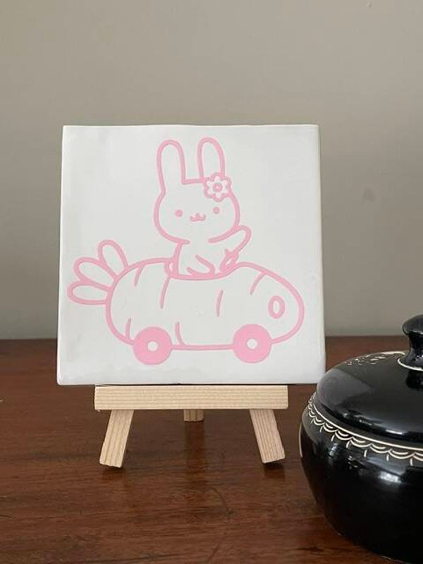 Nijntje in wortelauto