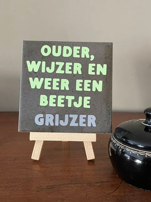 Ouder wijzer en weer een beetje grijzer