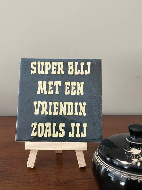 Superblij met een vriendin zoals jij