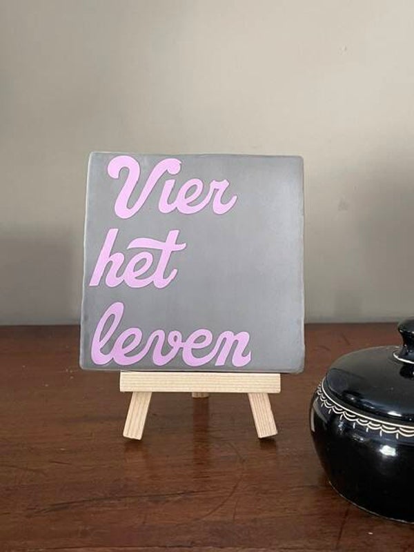 Vier het leven