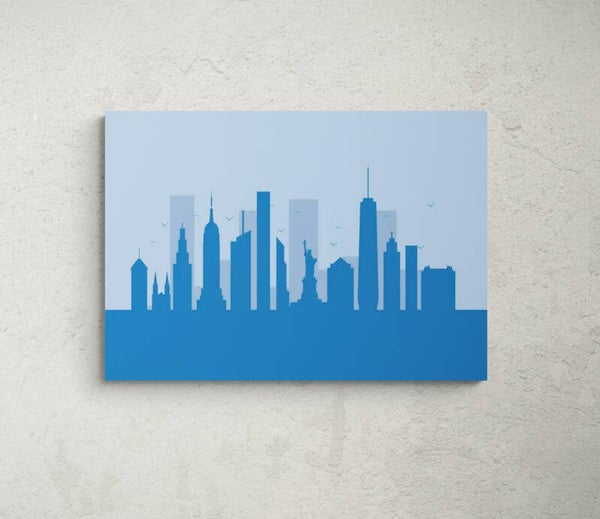 NEW YORK en bleu