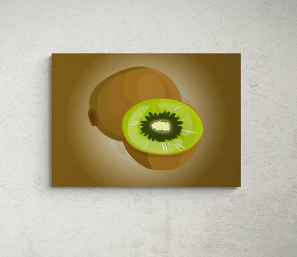 KIWIS sur un fond brun