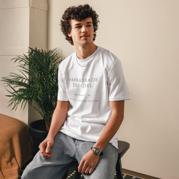 T-Shirt blanc unisexe ADC (MT 5)