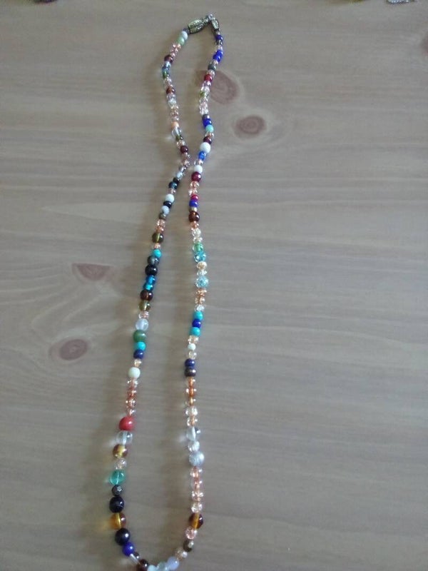 candy beaded spring neck less