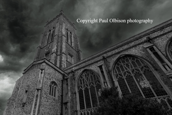 Church in monochrome