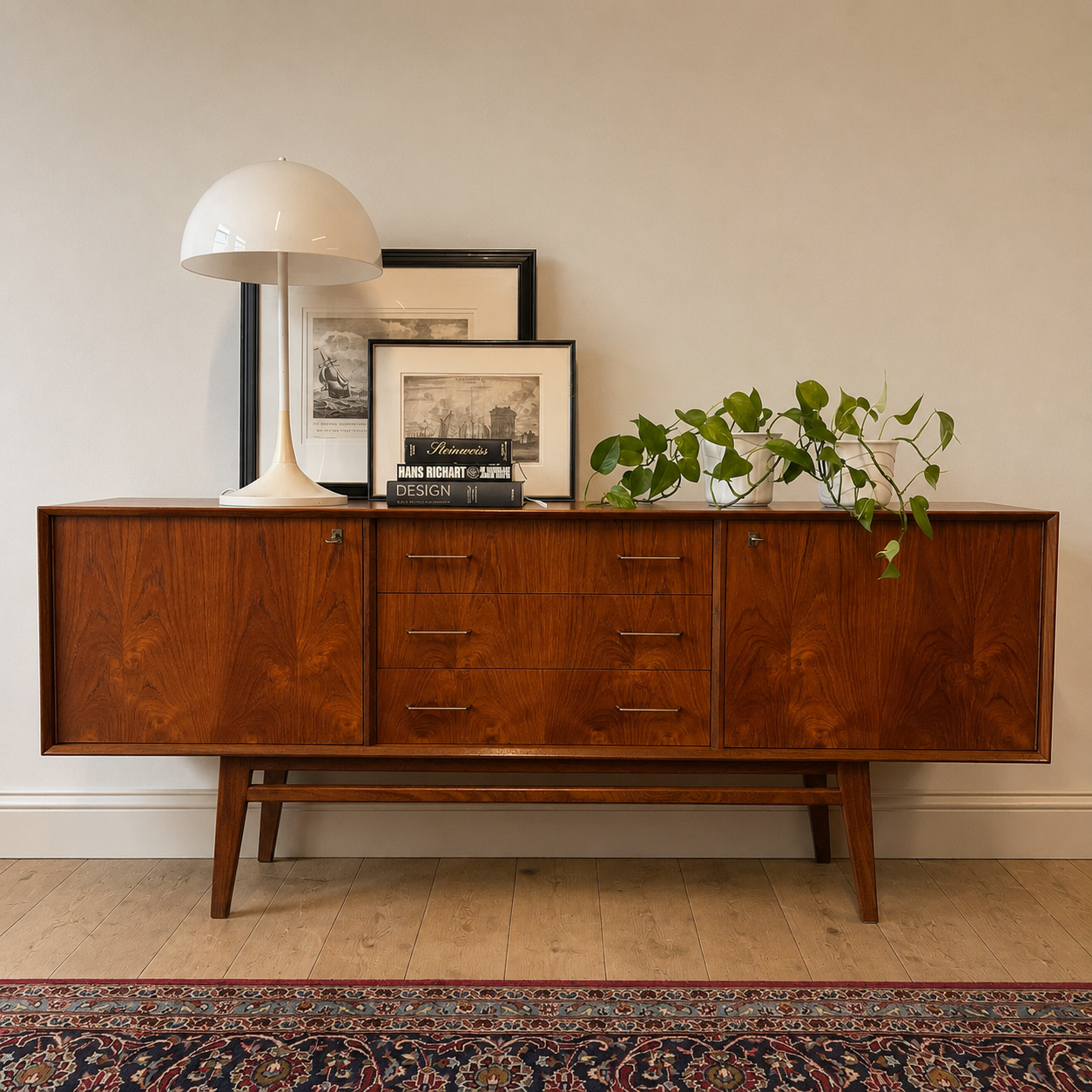 Vintage dressoir, teak