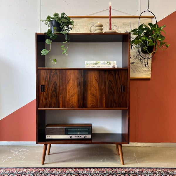Vintage boekenkast, Deens M0877