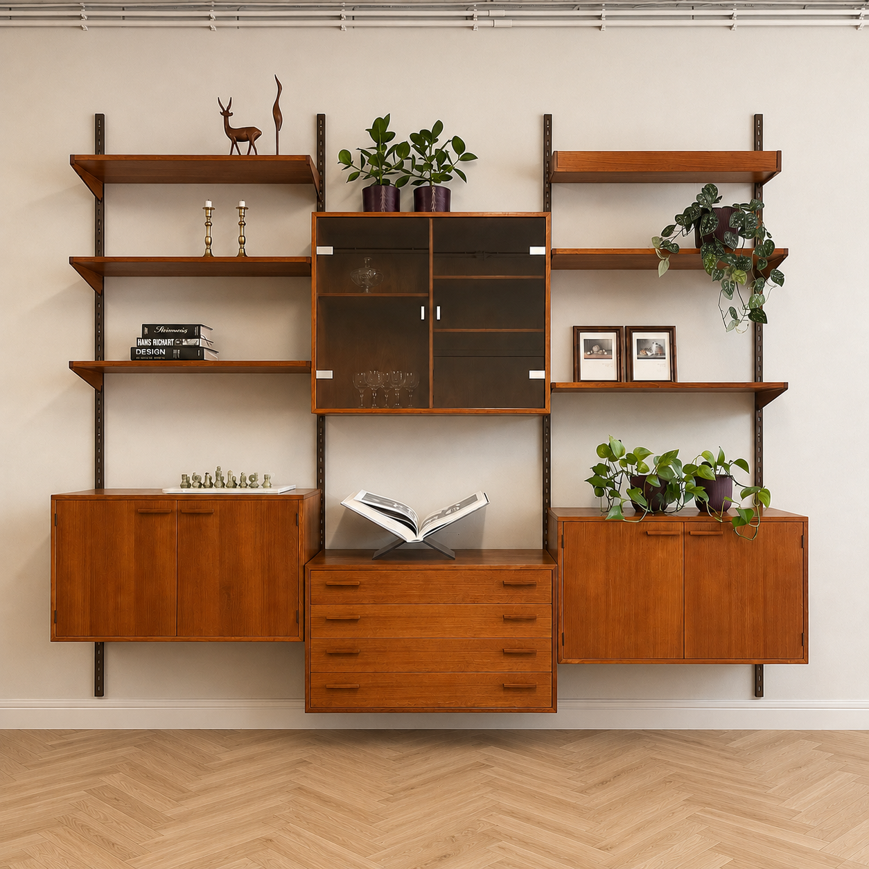 Vintage wandmeubel •Kai Kristiansen• 2/2