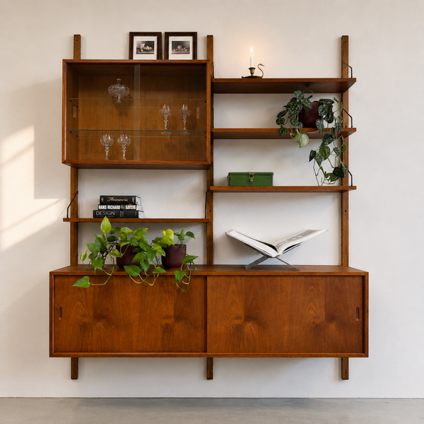 Vintage wandmeubel •Poul Cadovius• 2/3