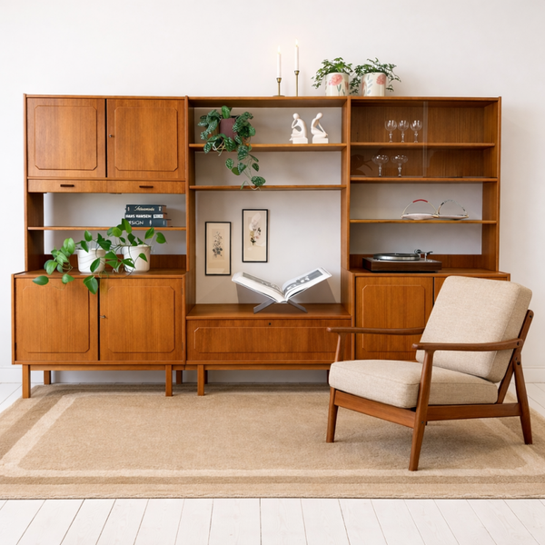 Vintage wandmeubel •Bräntorps Zweden•