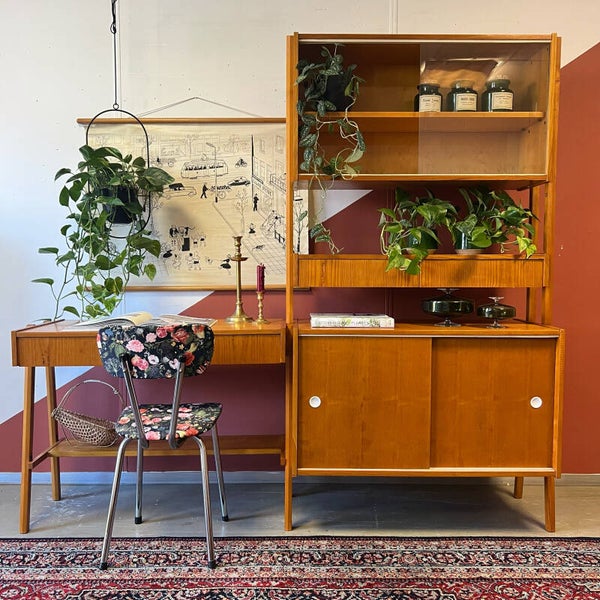 Vintage wandmeubel •Frantisek Jirák•