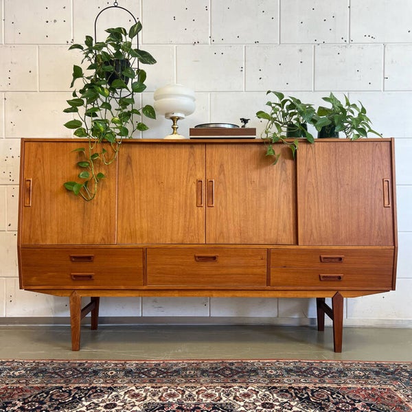 Vintage highboard, Deens •Møbelfabriken Atom•