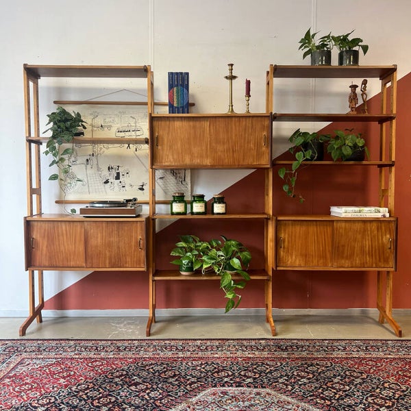 Vintage wandmeubel, vrijstaand