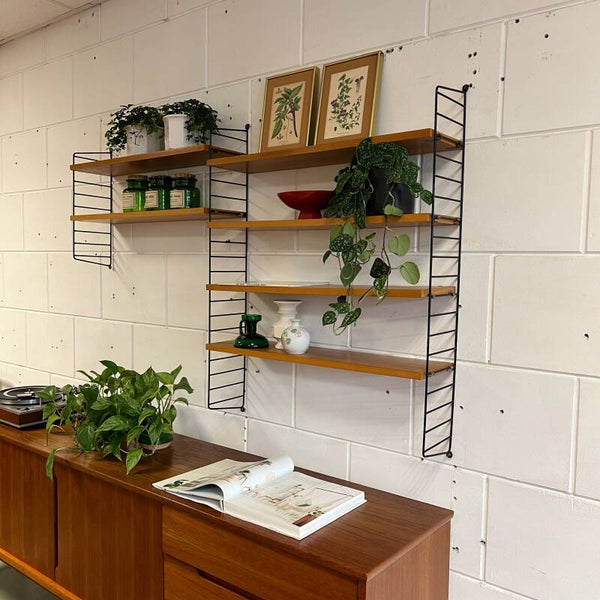 Vintage wandrek, Zweeds •Nisse String• SET 1/4