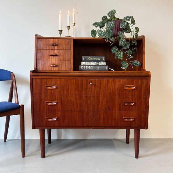 Vintage Deens chatol, secretaire