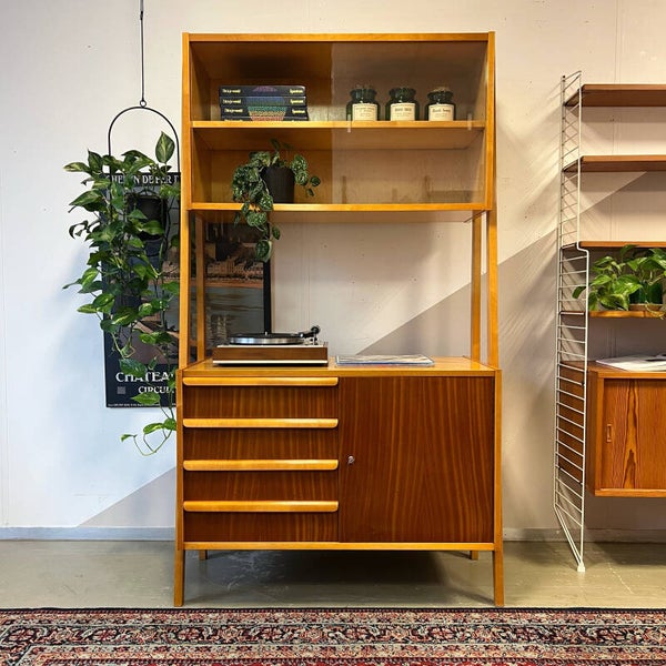 Vintage wandmeubel •Frantisek Jirák•
