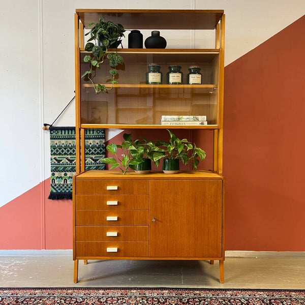 Vintage wandmeubel, vrijstaand