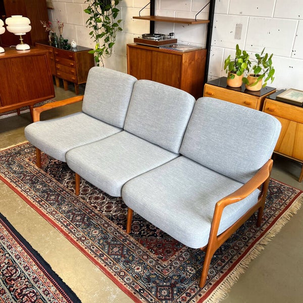 Vintage 3-zits bank, Scandinavisch