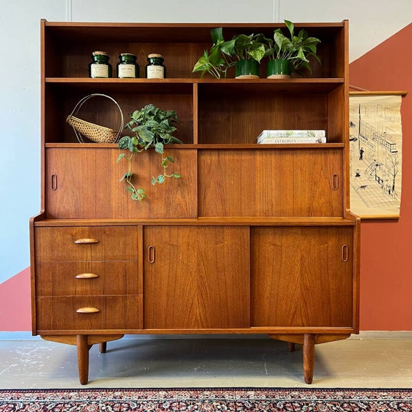 Vintage wandkast, buffetkast