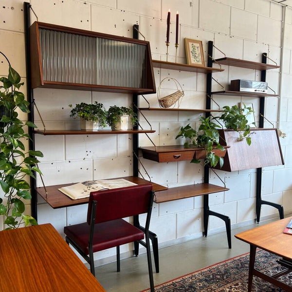 Vintage wandmeubel •Louis van Teeffelen•