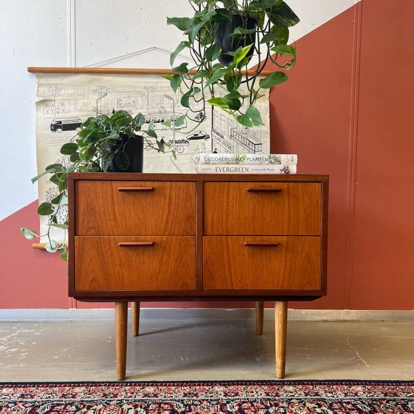 Vintage ladekast, 4 lades
