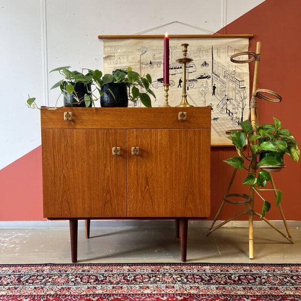 Vintage kastje, teak