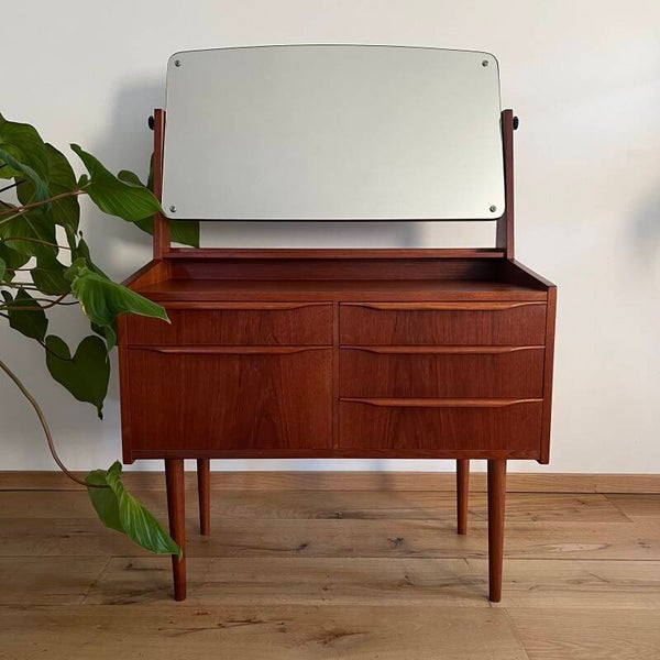 Vintage kaptafel, dressing table, Deens