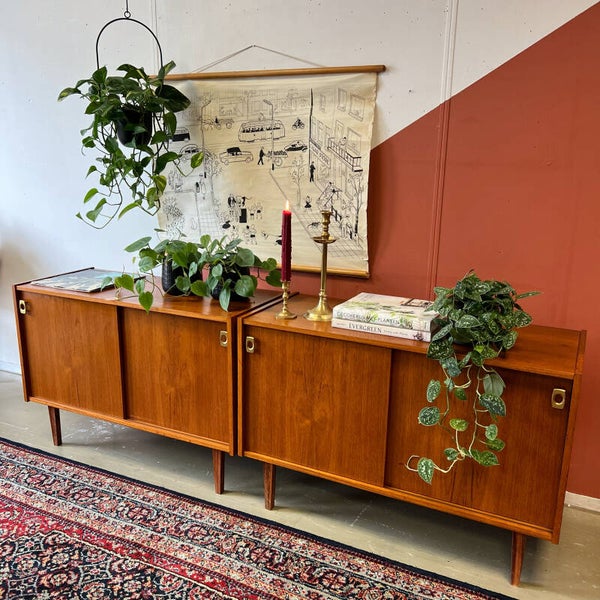 Vintage dressoir (set van 2 kasten)