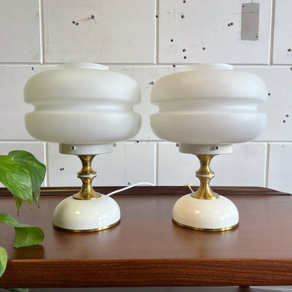 Set van 2 vintage tafellampen •Napako•