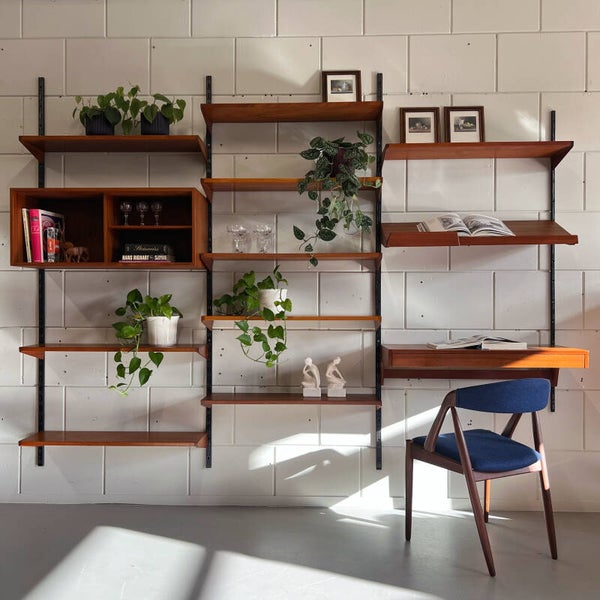 Vintage wandmeubel •Kai Kristiansen FM Møbler• 2/4