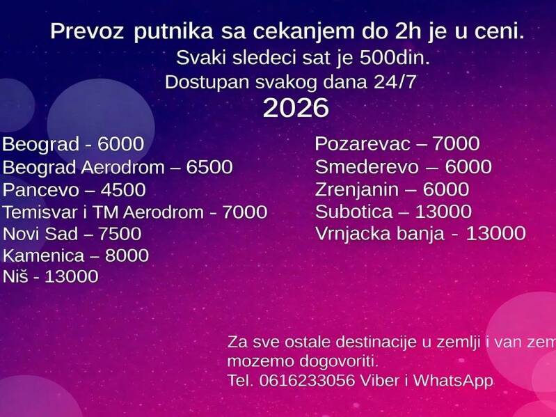Prevoz putnika