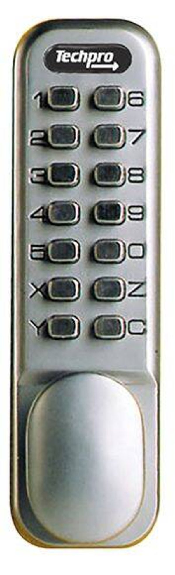 Verrou mécanique a code  TECHPRO fourrière ref 020 704